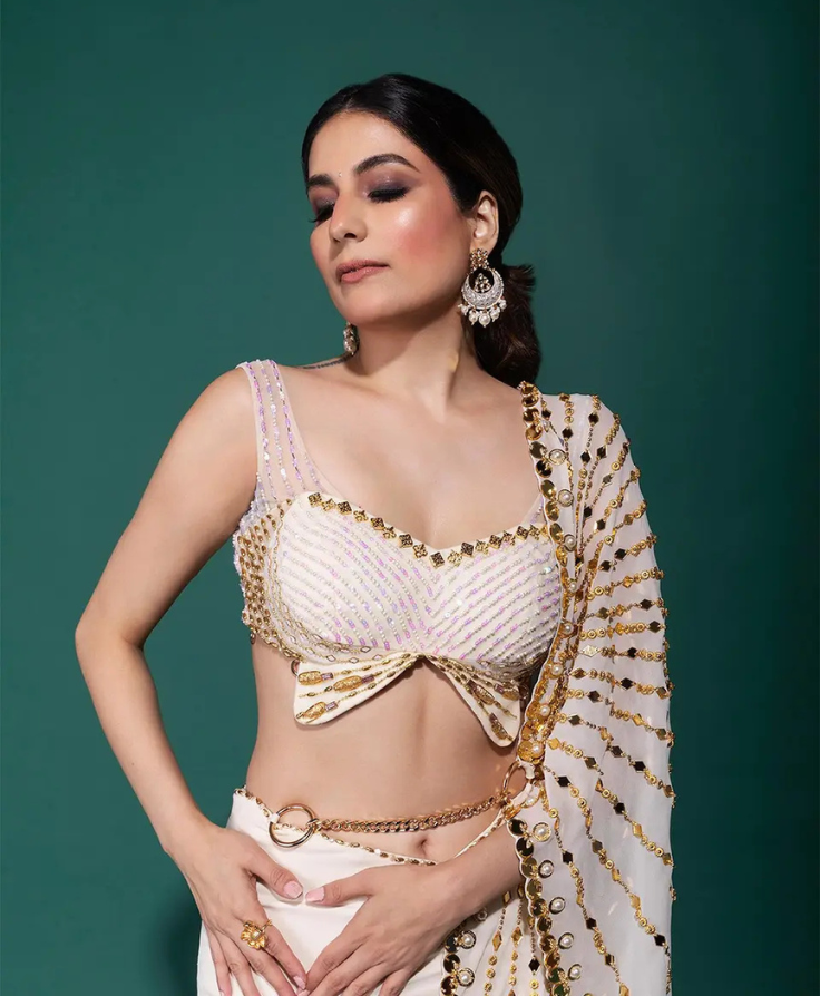 Sleeveless Saree Blouse Design