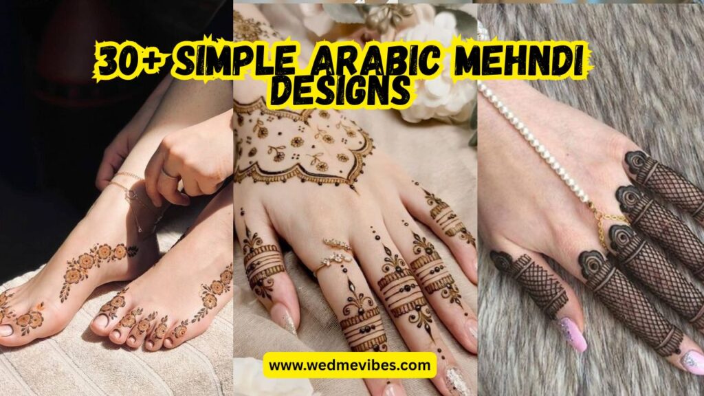 30+ Simple Arabic Mehndi Designs