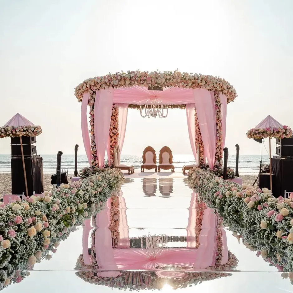 Pretty Pastel Mandap Design