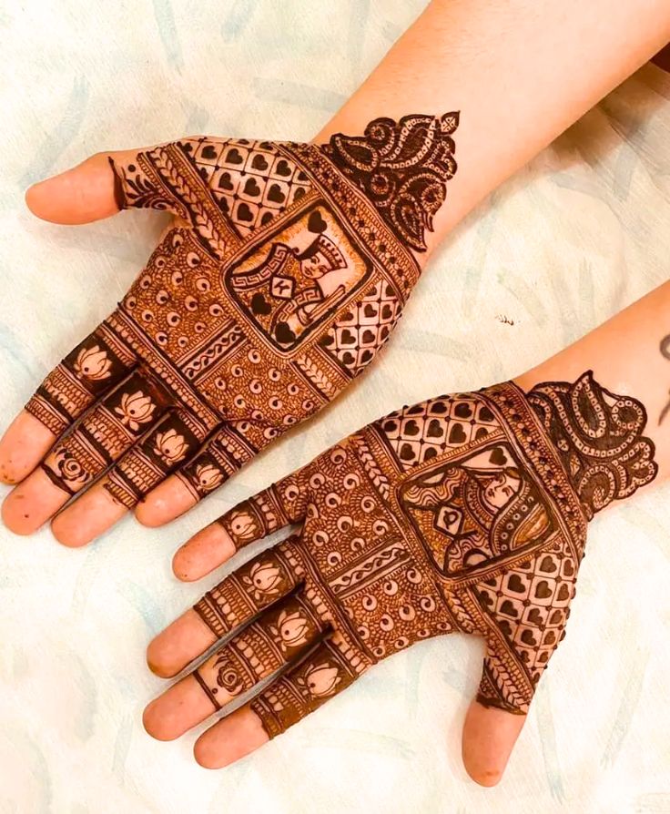 King & Queen Mehndi for Grooms