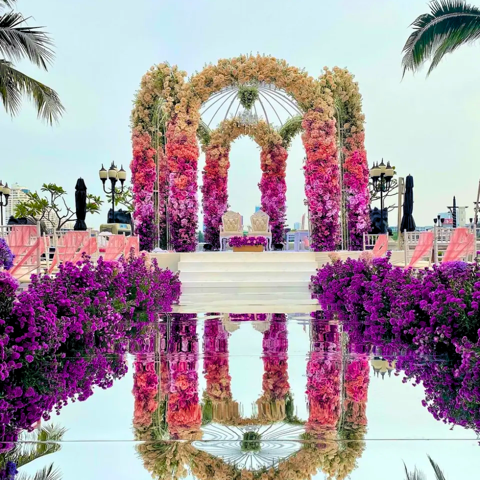 Ombre Mandap Design