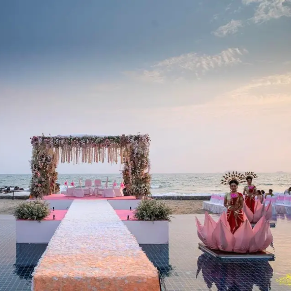 Lotus Floating Mandap Design