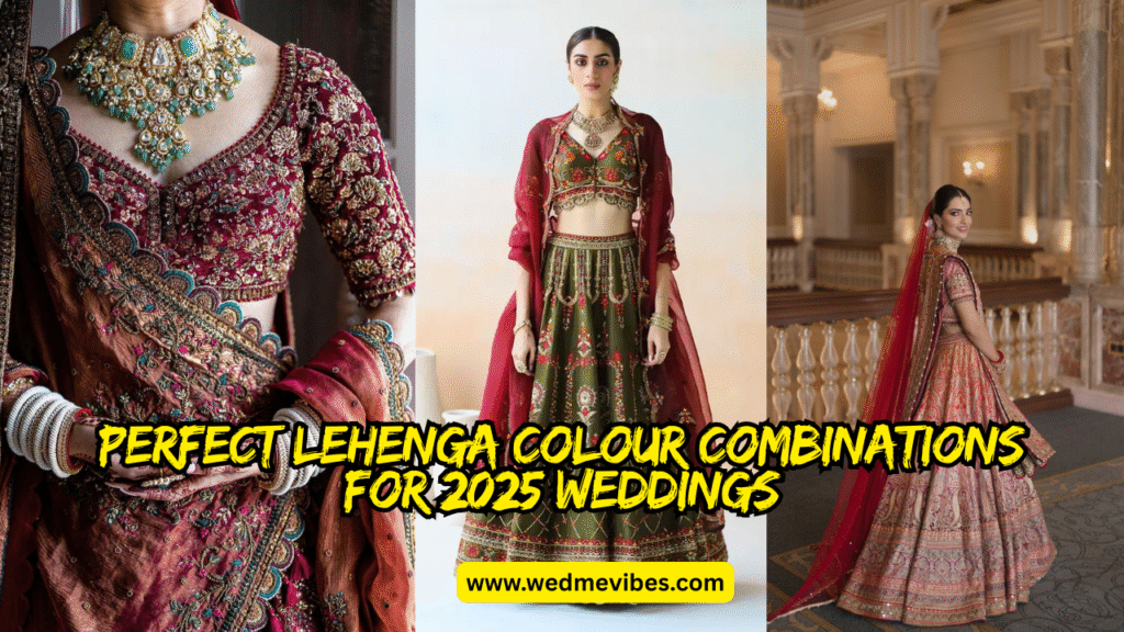Perfect Lehenga Colour Combinations for 2025 Weddings