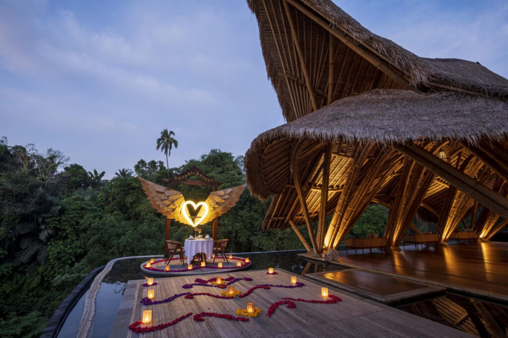aksari resort ubud bali wedding ceremony