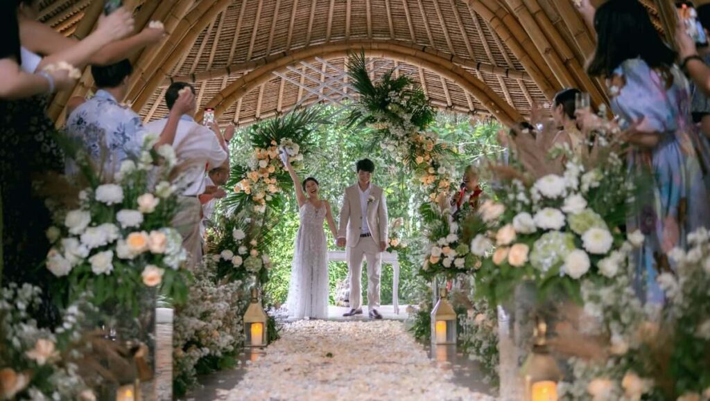 aksari resort ubud bali wedding ceremony