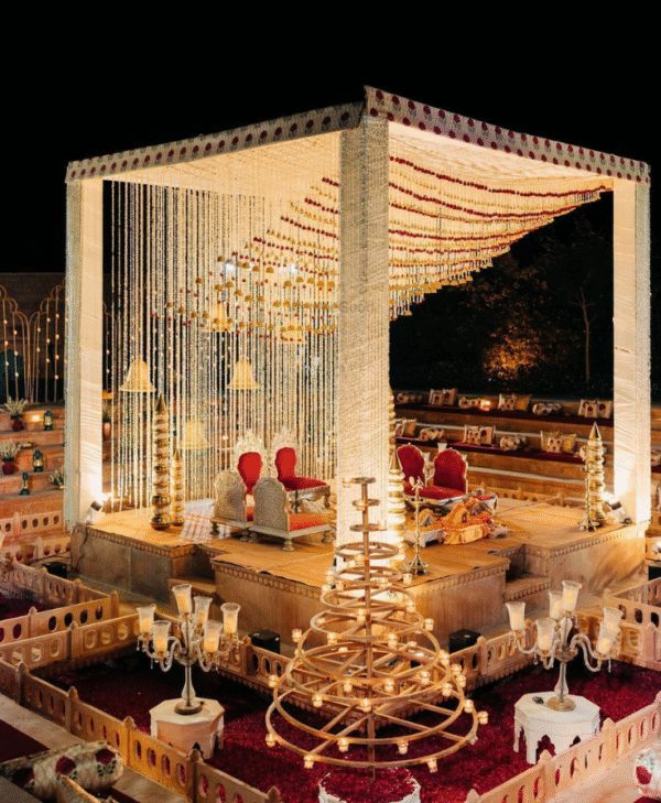 Floating Mandap 10+ Mandap Decoration Ideas & Designs for Weddings - WedMeVibes
