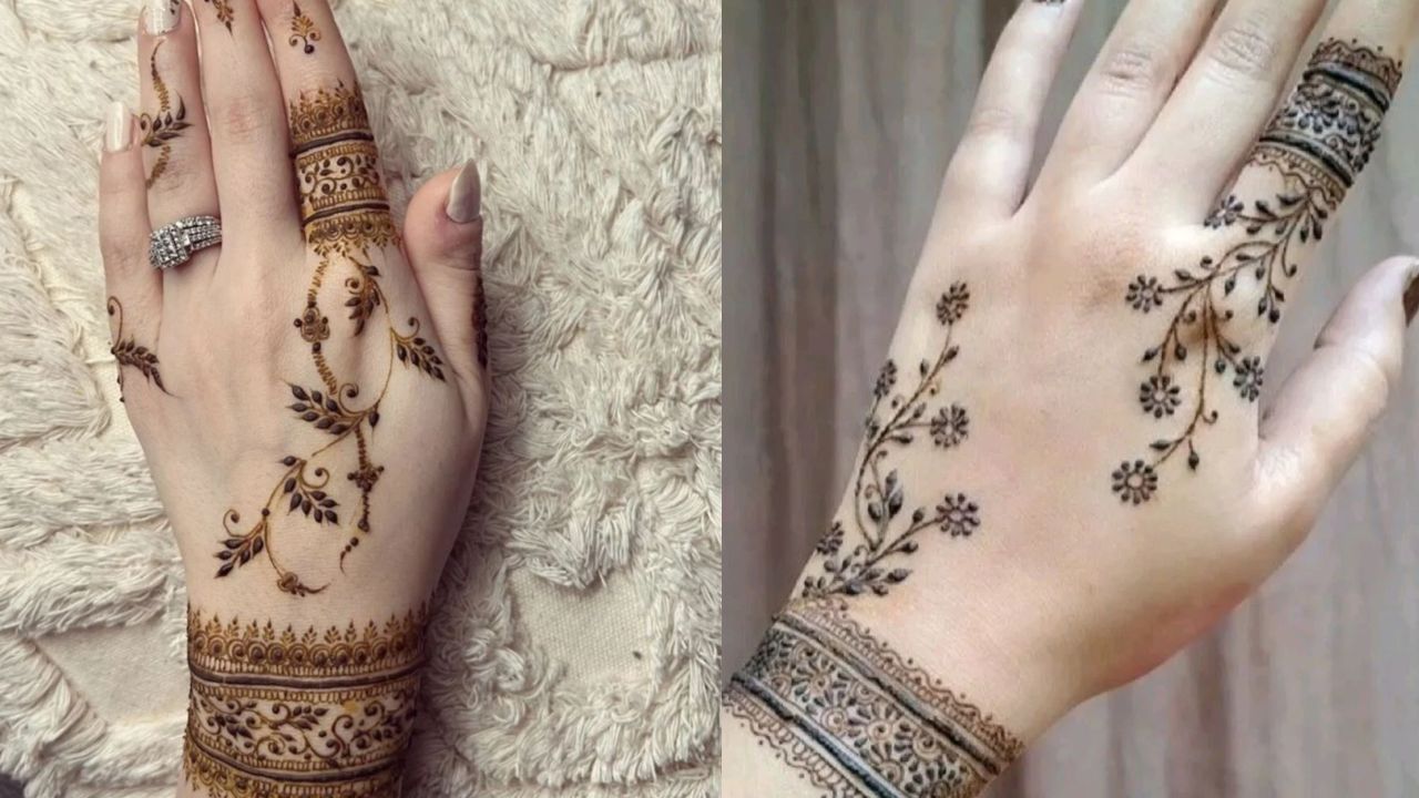 Last minute mehndi design for Eid